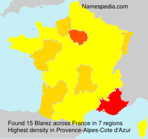 Surname Blarez in France Surname Blarez in France