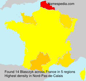Surname Blasczyk in France Surname Blasczyk in France
