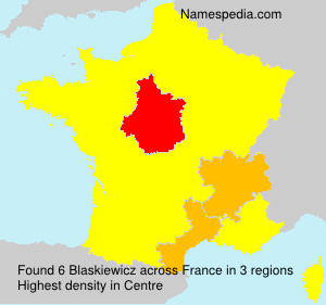 Surname Blaskiewicz in France Surname Blaskiewicz in France