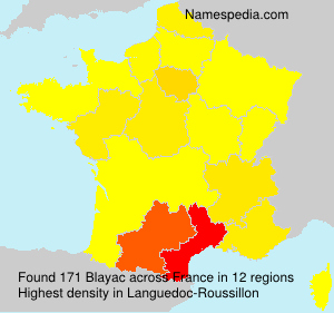 Surname Blayac in France Surname Blayac in France