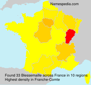 Surname Blessemaille in France Surname Blessemaille in France