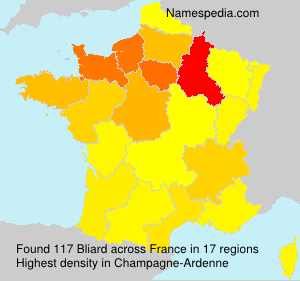 Surname Bliard in France Surname Bliard in France
