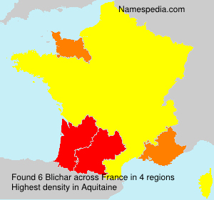 Surname Blichar in France Surname Blichar in France
