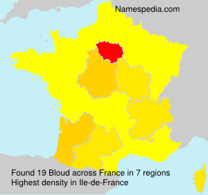 Surname Bloud in France Surname Bloud in France