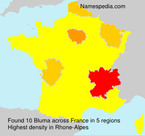 Surname Bluma in France Surname Bluma in France