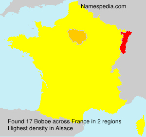 Surname Bobbe in France Surname Bobbe in France
