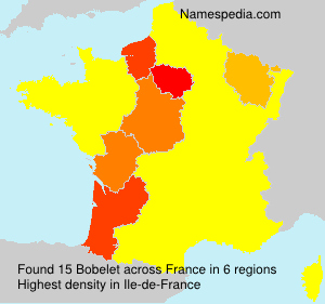 Surname Bobelet in France Surname Bobelet in France