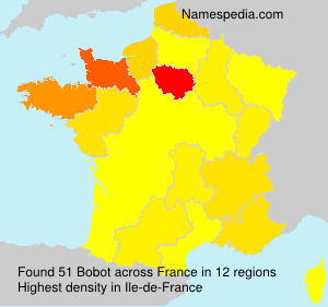 Surname Bobot in France Surname Bobot in France