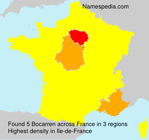 Surname Bocarren in France Surname Bocarren in France