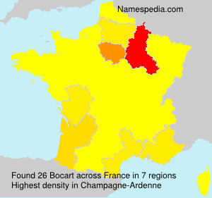 Surname Bocart in France Surname Bocart in France