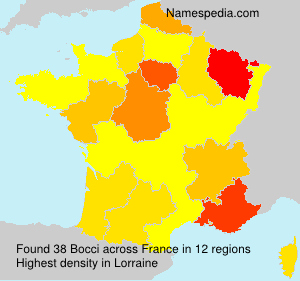 Surname Bocci in France Surname Bocci in France