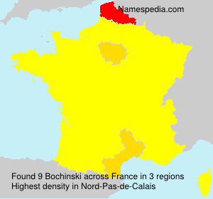 Surname Bochinski in France Surname Bochinski in France