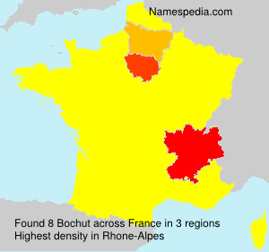 Surname Bochut in France Surname Bochut in France