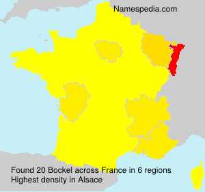 Surname Bockel in France Surname Bockel in France