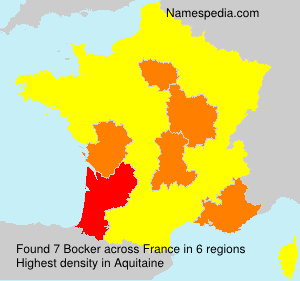 Surname Bocker in France Surname Bocker in France