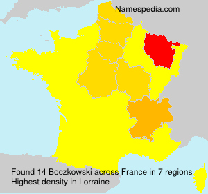 Surname Boczkowski in France Surname Boczkowski in France