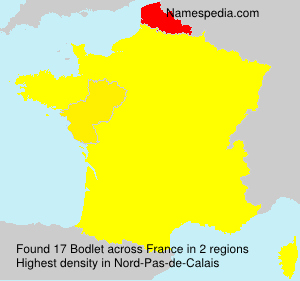 Surname Bodlet in France Surname Bodlet in France