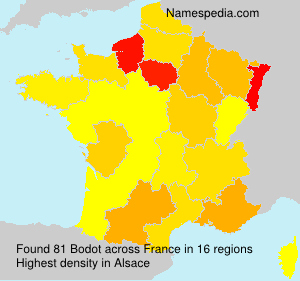 Surname Bodot in France Surname Bodot in France