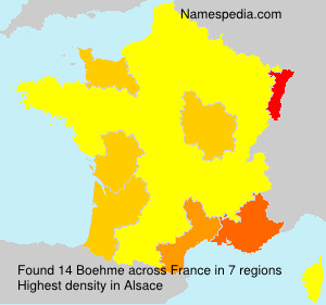 Surname Boehme in France Surname Boehme in France