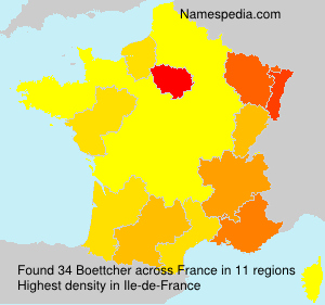 Surname Boettcher in France Surname Boettcher in France