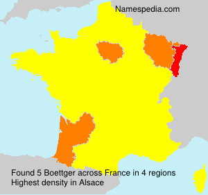 Surname Boettger in France Surname Boettger in France