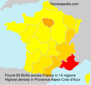 Surname Boffa in France Surname Boffa in France