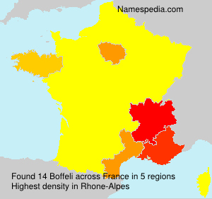 Surname Boffeli in France Surname Boffeli in France