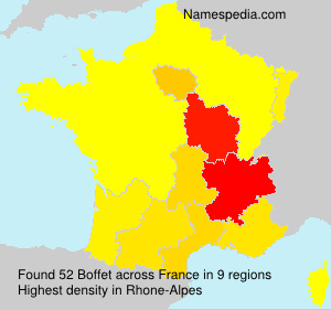 Surname Boffet in France Surname Boffet in France