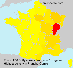 Surname Boffy in France Surname Boffy in France