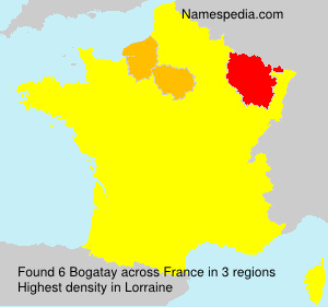 Surname Bogatay in France Surname Bogatay in France
