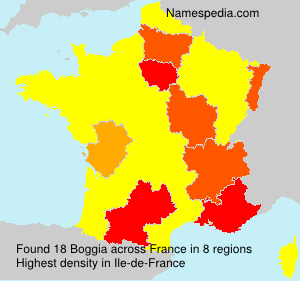 Surname Boggia in France Surname Boggia in France