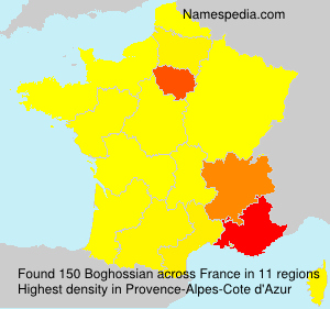 Surname Boghossian in France Surname Boghossian in France