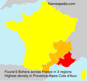 Surname Bohera in France Surname Bohera in France
