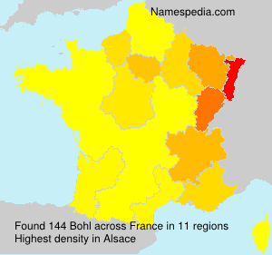Surname Bohl in France Surname Bohl in France