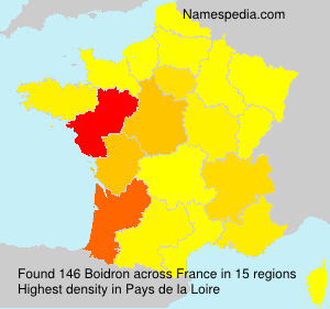 Surname Boidron in France Surname Boidron in France
