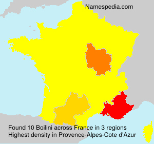 Surname Boilini in France Surname Boilini in France