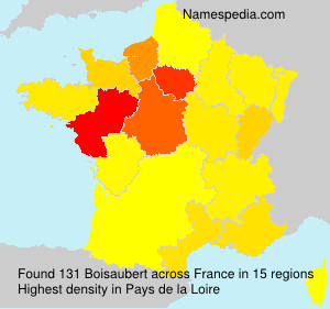 Surname Boisaubert in France Surname Boisaubert in France