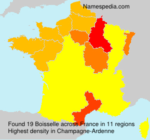 Surname Boisselle in France Surname Boisselle in France