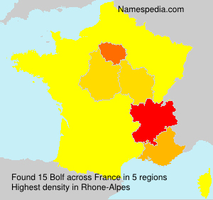 Surname Bolf in France Surname Bolf in France