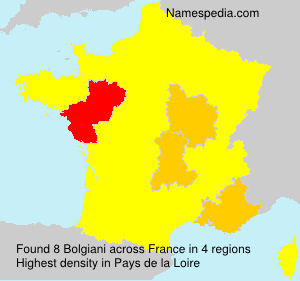 Surname Bolgiani in France Surname Bolgiani in France