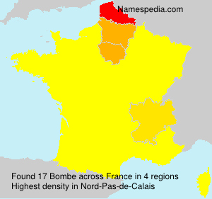 Surname Bombe in France Surname Bombe in France