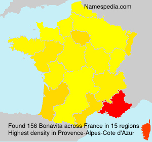Surname Bonavita in France Surname Bonavita in France