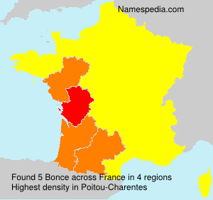 Surname Bonce in France Surname Bonce in France