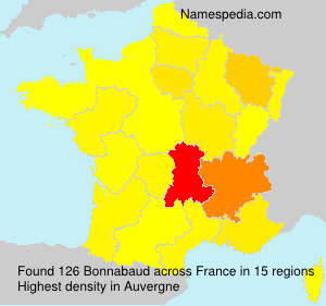 Surname Bonnabaud in France Surname Bonnabaud in France