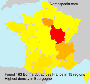 Surname Bonnardot in France Surname Bonnardot in France
