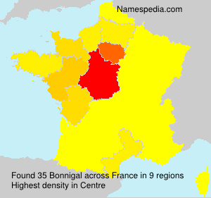 Surname Bonnigal in France Surname Bonnigal in France