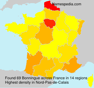 Surname Bonningue in France Surname Bonningue in France