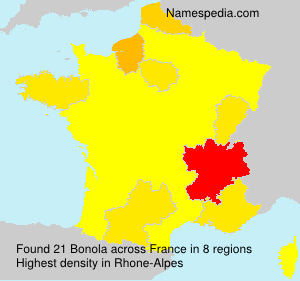 Surname Bonola in France Surname Bonola in France