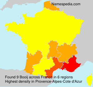 Surname Booij in France Surname Booij in France
