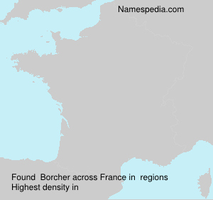 Surname Borcher in France Surname Borcher in France